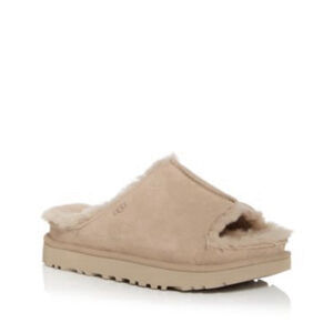 UGG SAND CLASSIC SHEEPSKIN GREENPORT SLIDE SLIPPERS, WOMEN US 10/ EUR 41 ~NWOB